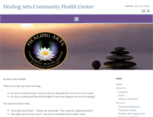Tablet Screenshot of healing-arts.net